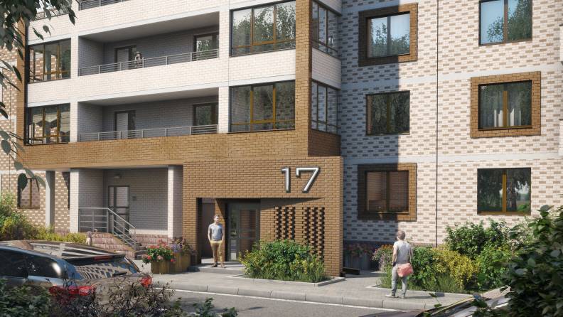 парадный в ЖК ЦДС Московский