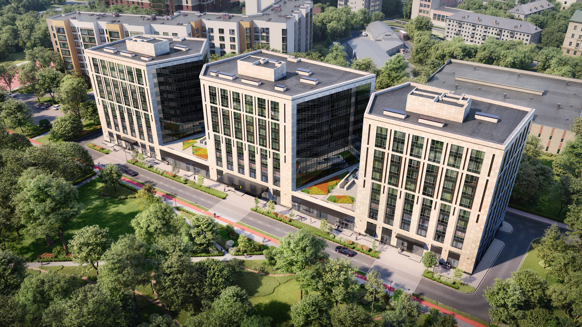 ЖК Next корпусы