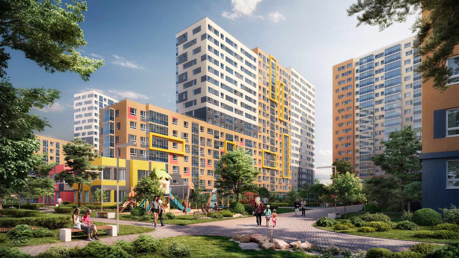 ЖК ID Murino двор